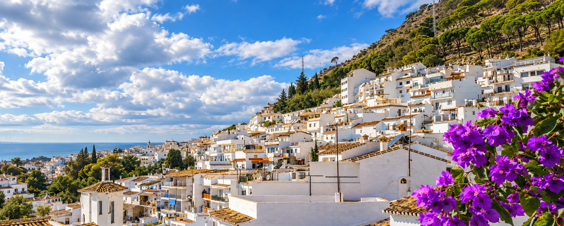 Mijas Pueblo panoramic view