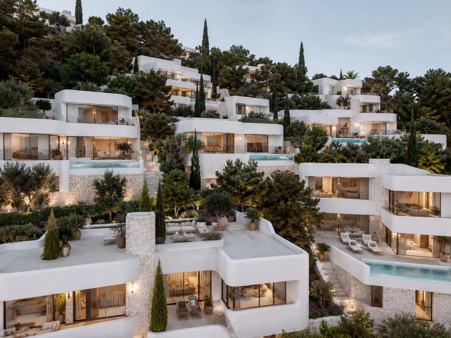 Private Villa integrated in landscape